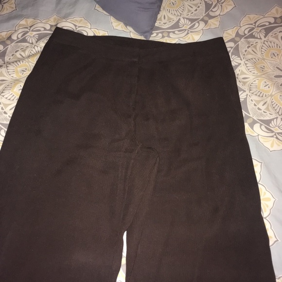 Chocolate brown tailored trousers - Picture 2 of 5
